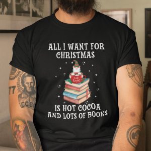 Book Christmas Tree Shirt All I Want For Christmas