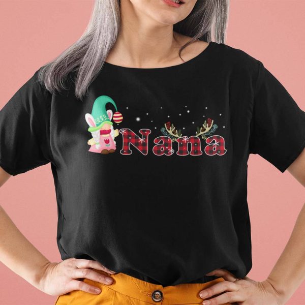 Bunny Nana Gnome Christmas Shirt