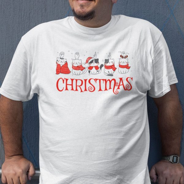 Cat Christmas Sign Language Shirt