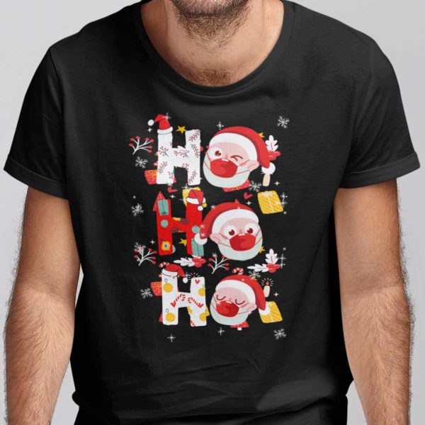 Character Christmas Shirts HO HO HO Christmas Santa Tee