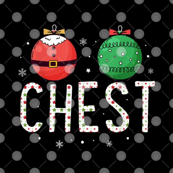 Chest Nuts Christmas Couples Shirt