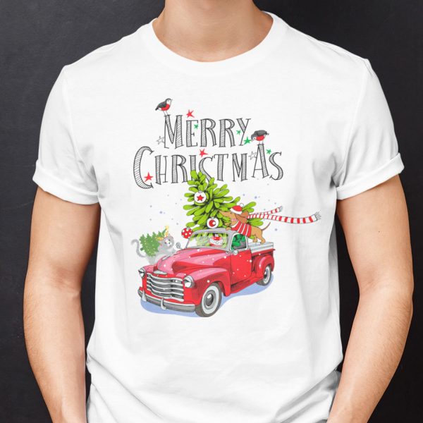 Christmas Cars Shirt Christmas Tree Merry Christmas