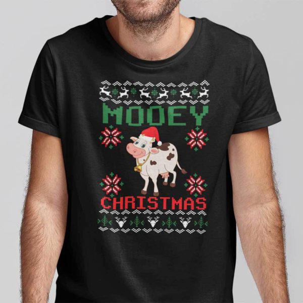 Christmas Cow Shirt Mooey Christmas