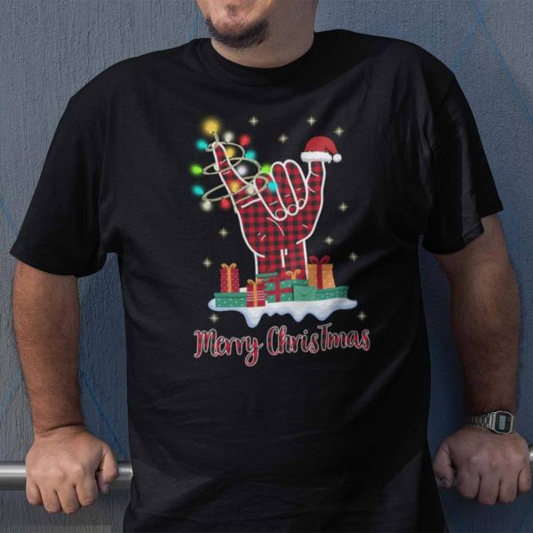 Christmas Sign Language Shirt Merry Christmas