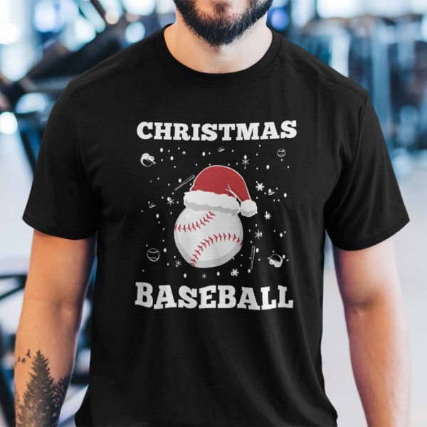 Christmas Sport Shirt Christmas Baseball