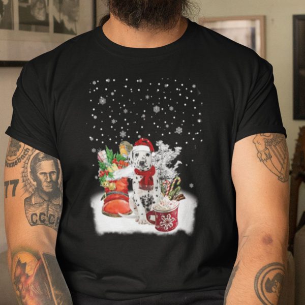 Dog Christmas Shirt Dalmatian Lovers