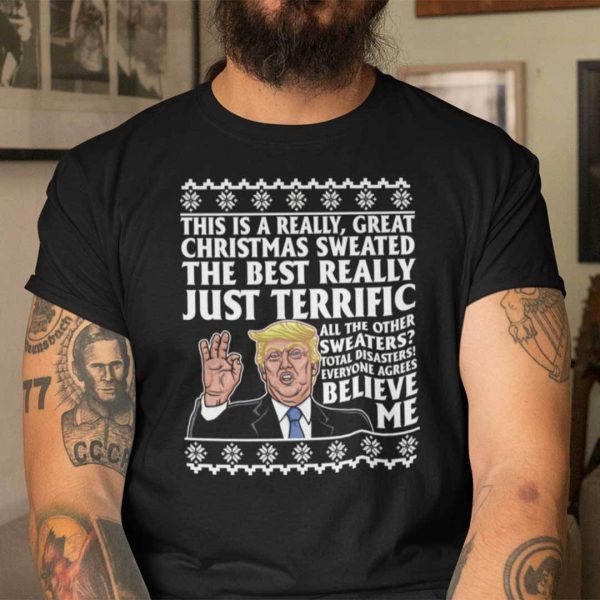 Donald Trump Christmas T Shirt Funny Quote T-Shirt