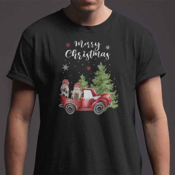 Family Gnome Christmas Shirts Merry Christmas Red Car