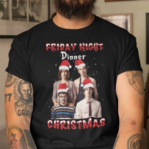 Friday Night Dinner Christmas T Shirt Santa Christmas