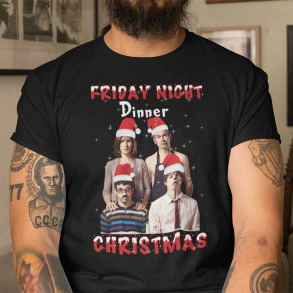 Friday Night Dinner Christmas T Shirt Santa Christmas