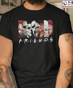 Friends Horror Shirt Happy Halloween Horror Characters 1