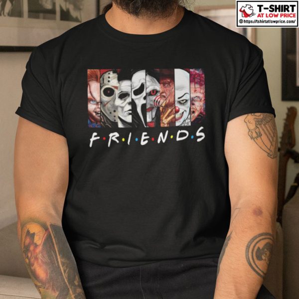 Friends Horror Shirt Happy Halloween Horror Characters