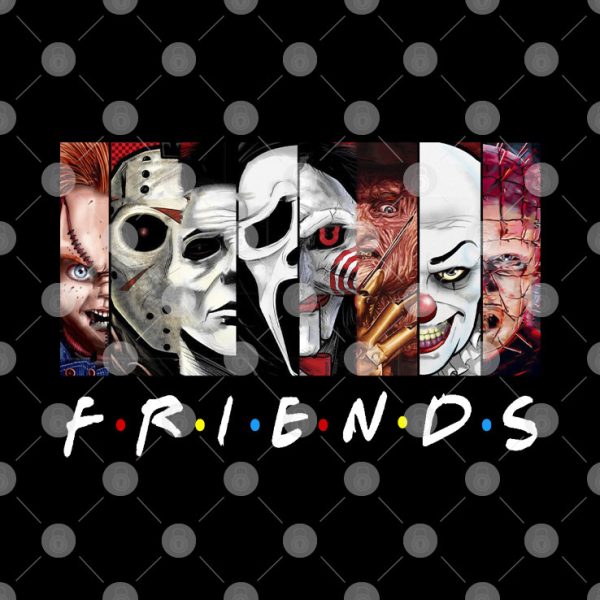 Friends Horror Shirt Happy Halloween Horror Characters