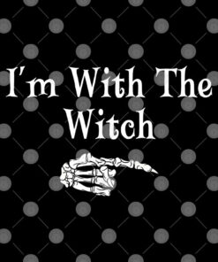 Halloween Im With The Witch Shirt 2