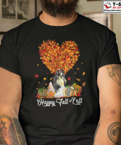 Happy Fall Yall Shih Tzu Shirt Autumn Pumpkins 1