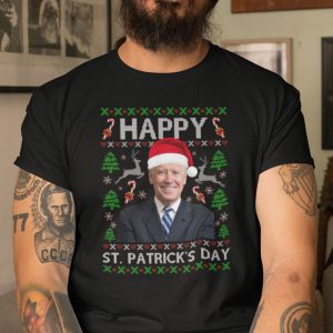 Happy St Patrick’s Day Joe Biden Ugly Christmas Shirt