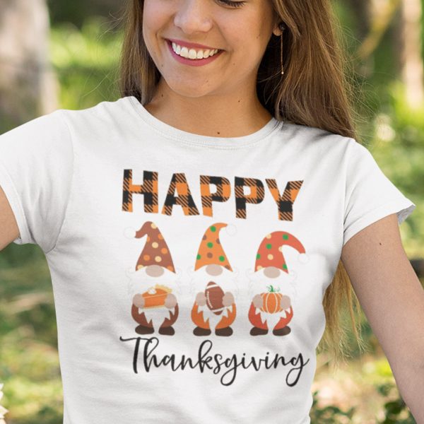 Happy Thanksgiving T Shirt Gnome
