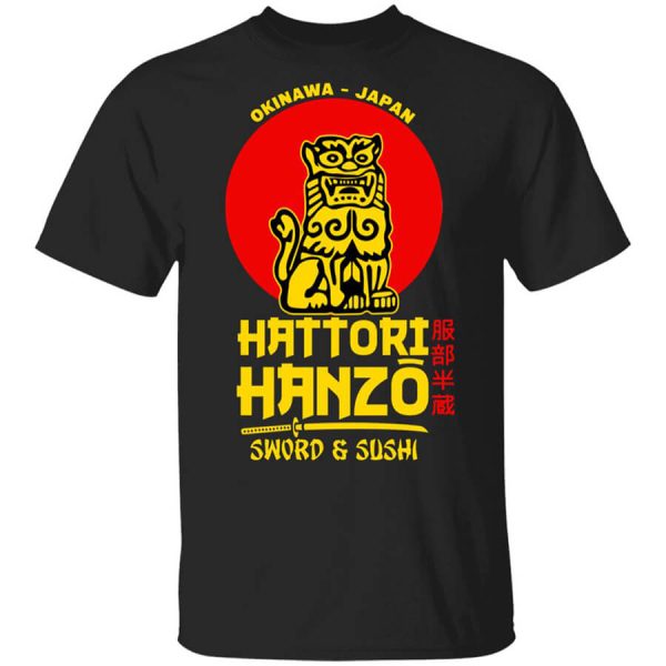 Hattori Hanzo Sword & Sushi Okinawa Japan T-Shirts, Hoodies, Long Sleeve
