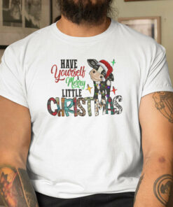 Have Yourself Merry Little Christmas Cow Shirt 1