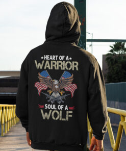 Heart Of A Warrior Soul Of A Wolf Veteran Shirt Eagle Veteran US 1 Heart Of A Warrior Soul Of A Wolf Veteran Shirt Eagle Veteran US 2