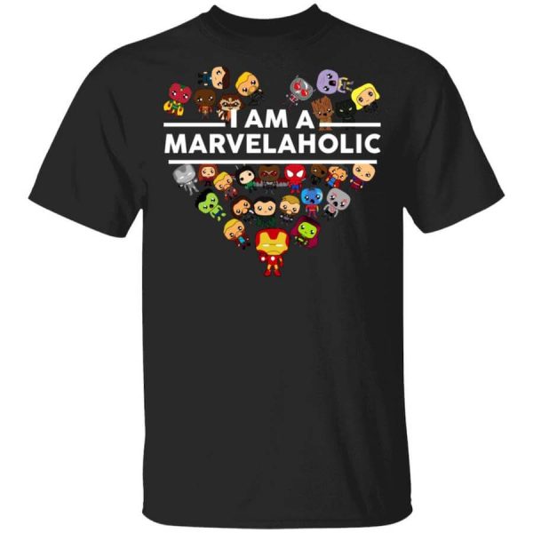 I Am A Marvelaholic T-Shirts, Hoodies, Long Sleeve