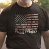 I Am A Veteran I Love Freedom I Wore Dog Tags Shirt American Flag