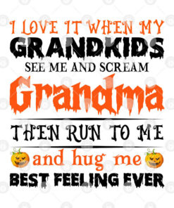 I Love It When My Grandkids See Me And Scream Shirt 2