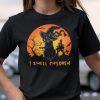 I Smell Children Shirt Hocus Pocus Cat Halloween