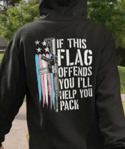 If This Flag Offends You Ill Help You Pack Transgender Flag Shirt 2