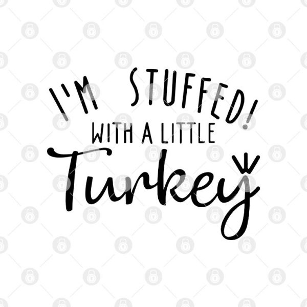 I’m Stuffed With A Little Turkey Couple Matching Shirt
