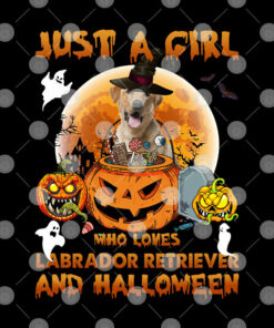 Just A Girl Who Loves Labrador Retriever And Halloween Shirt 1 Just A Girl Who Loves Labrador Retriever And Halloween Shirt 2