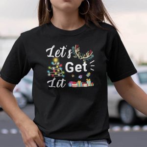 Let’s Get Lit Christmas T Shirt Merry Christmas