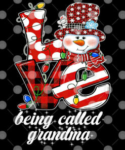 Love Being Called Grandma Snowman Christmas Shirt 1 Love Being Called Grandma Snowman Christmas Shirt 2