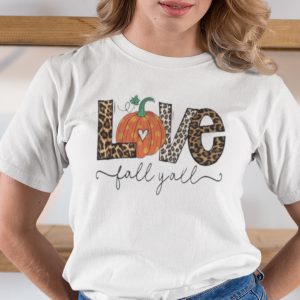 Love Fall Y’all Shirt Happy Halloween