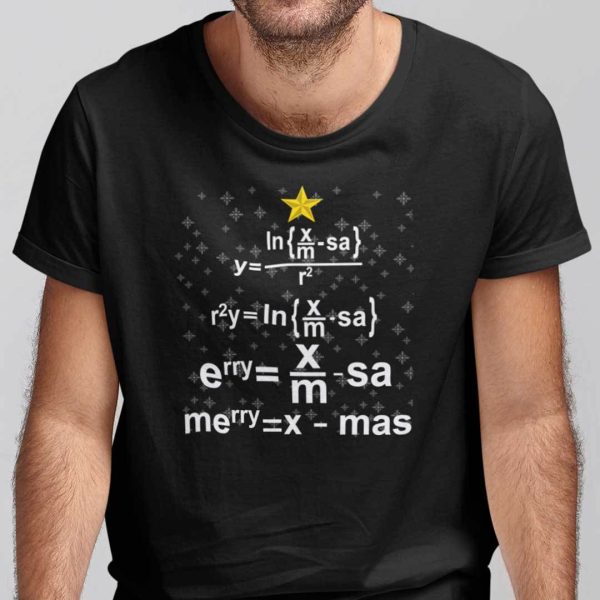 Math Teacher Christmas Tree Shirt