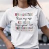 Merry Christmas Kiss My Ass Kiss His Ass Kiss Your Ass Happy Hanukkah Christmas Shirt