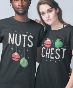 Nuts Couples Christmas Shirt Chest Nuts 3