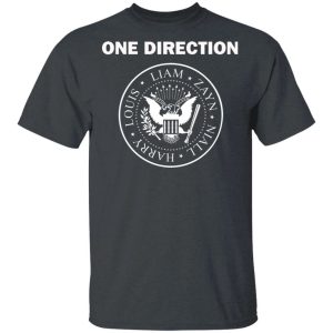 One Direction T shirt Members Names On USA Seal Tee All Day Tee 3