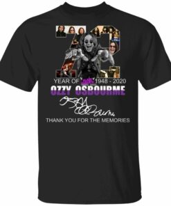 Ozzy Osbourne T-shirt 72 Years Anniversary 1948 - 2020 Tee All Day Tee 2 Ozzy Osbourne T shirt 72 Years Anniversary 1948 2020 Tee All Day Tee 3
