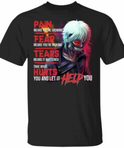 Pain Fear Tears Hurts Tokyo Ghoul T-shirt Anime Tee All Day Tee 2 Pain Fear Tears Hurts Tokyo Ghoul T shirt Anime Tee All Day Tee 3