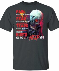 Pain Fear Tears Hurts Tokyo Ghoul T-shirt Anime Tee All Day Tee 3 Pain Fear Tears Hurts Tokyo Ghoul T shirt Anime Tee All Day Tee 4