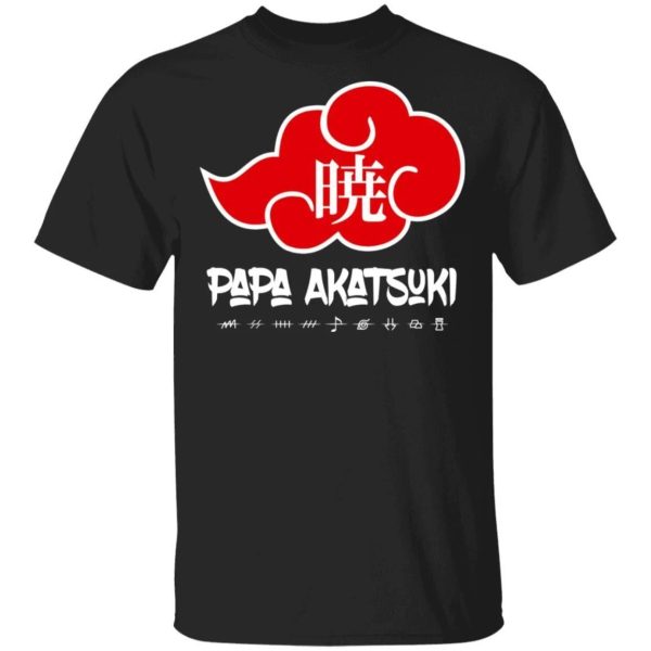 Papa Akatsuki Shirt Naruto Family Tee  All Day Tee