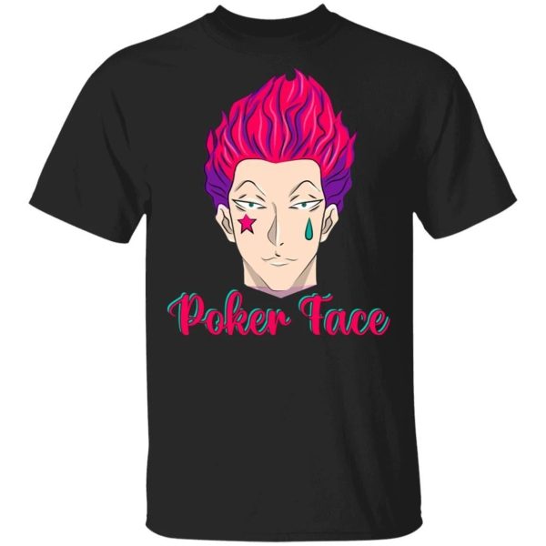Poker Face Hisoka T Shirt Hunter X Hunter Anime Tee  All Day Tee