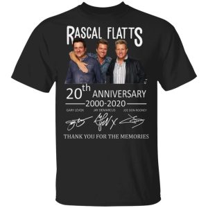 Rascal Flatts Tee Shirt 20th Anniversary 2000 2020 All Day Tee 3