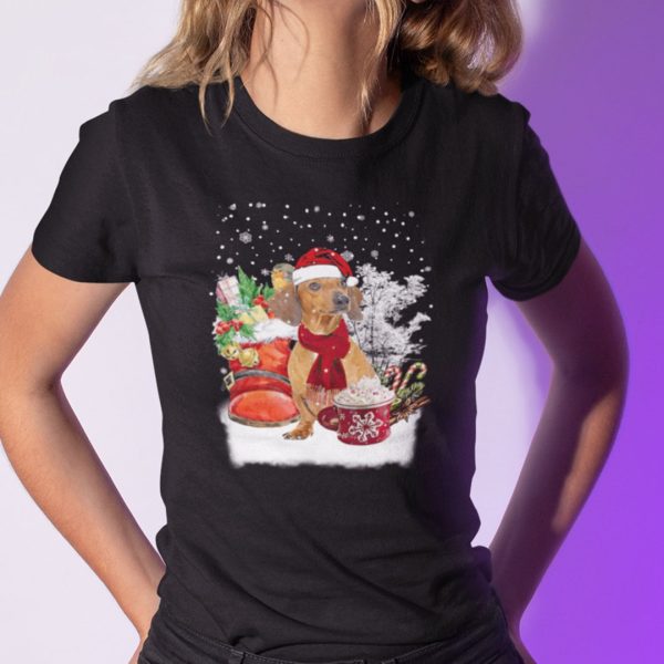 Red Dachshund Dog Christmas Shirt Red Dachshund Lovers