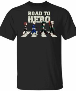 Road To Hero My Hero Academia Abbey Road T shirt Anime Tee All Day Tee 1