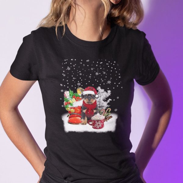 Rottweiler Dog Christmas Shirt Rottweiler Lovers