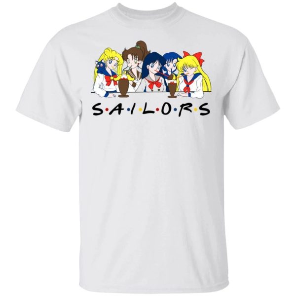 Sailors FRIENDS T Shirt Sailor Moon Anime Tee  All Day Tee
