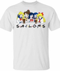 Sailors FRIENDS T Shirt Sailor Moon Anime Tee All Day Tee 2 Sailors FRIENDS T Shirt Sailor Moon Anime Tee All Day Tee 3