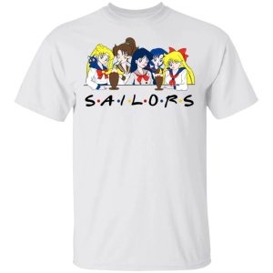 Sailors FRIENDS T Shirt Sailor Moon Anime Tee All Day Tee 3